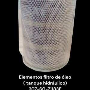 Elemento filtro do óleo (tanque hidráulico) 207-60-71183E